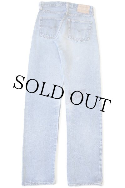 80s USA製 Levi'sリーバイス 501 赤耳 デニムパンツ ヒゲ w27