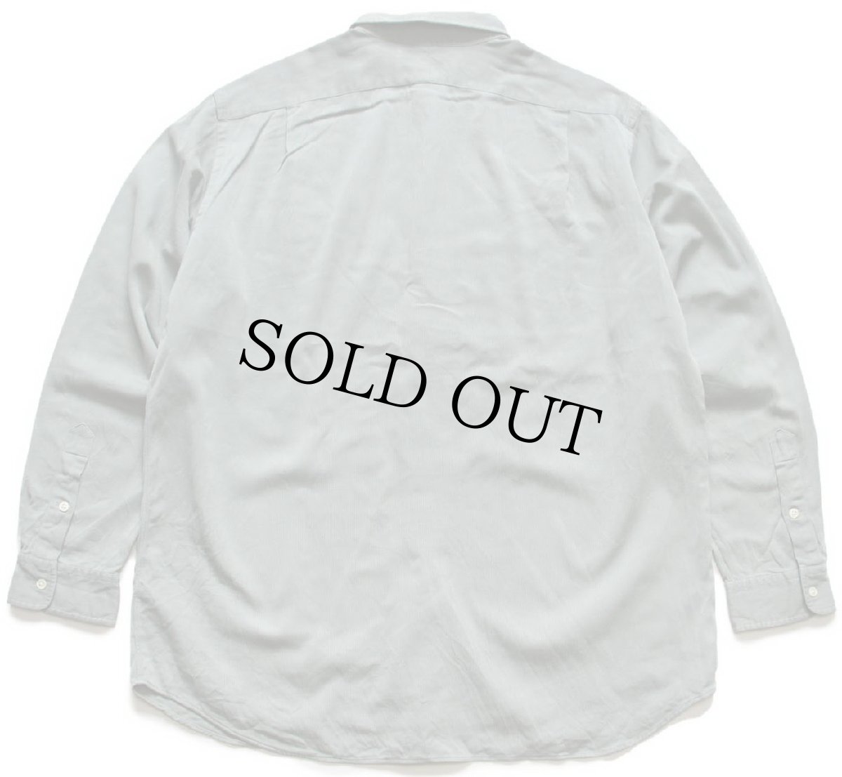 画像2: 00s ポロ ラルフローレン MARLOWE ワンポイント ポケット付き シルク×コットンシャツ グリーングレー XL (2)