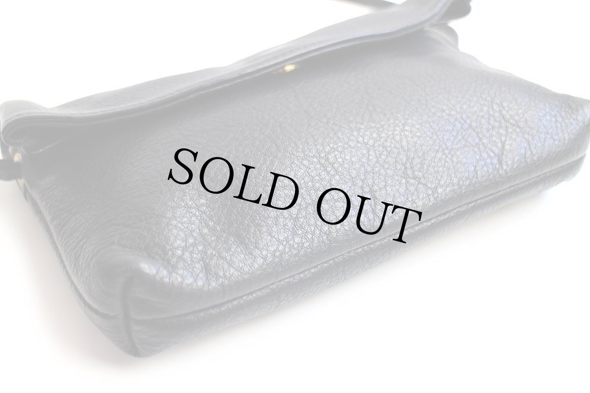 画像4: USA製 Libaire レザー ショルダーバッグ ブラック (4)