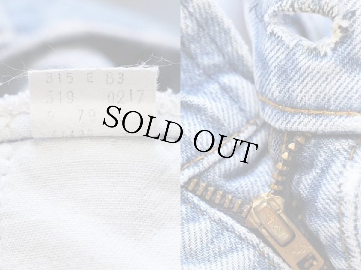 画像7: 70s USA製 Levi'sリーバイス 519 ペンキ飛び デニムパンツ w34 L31 (7)