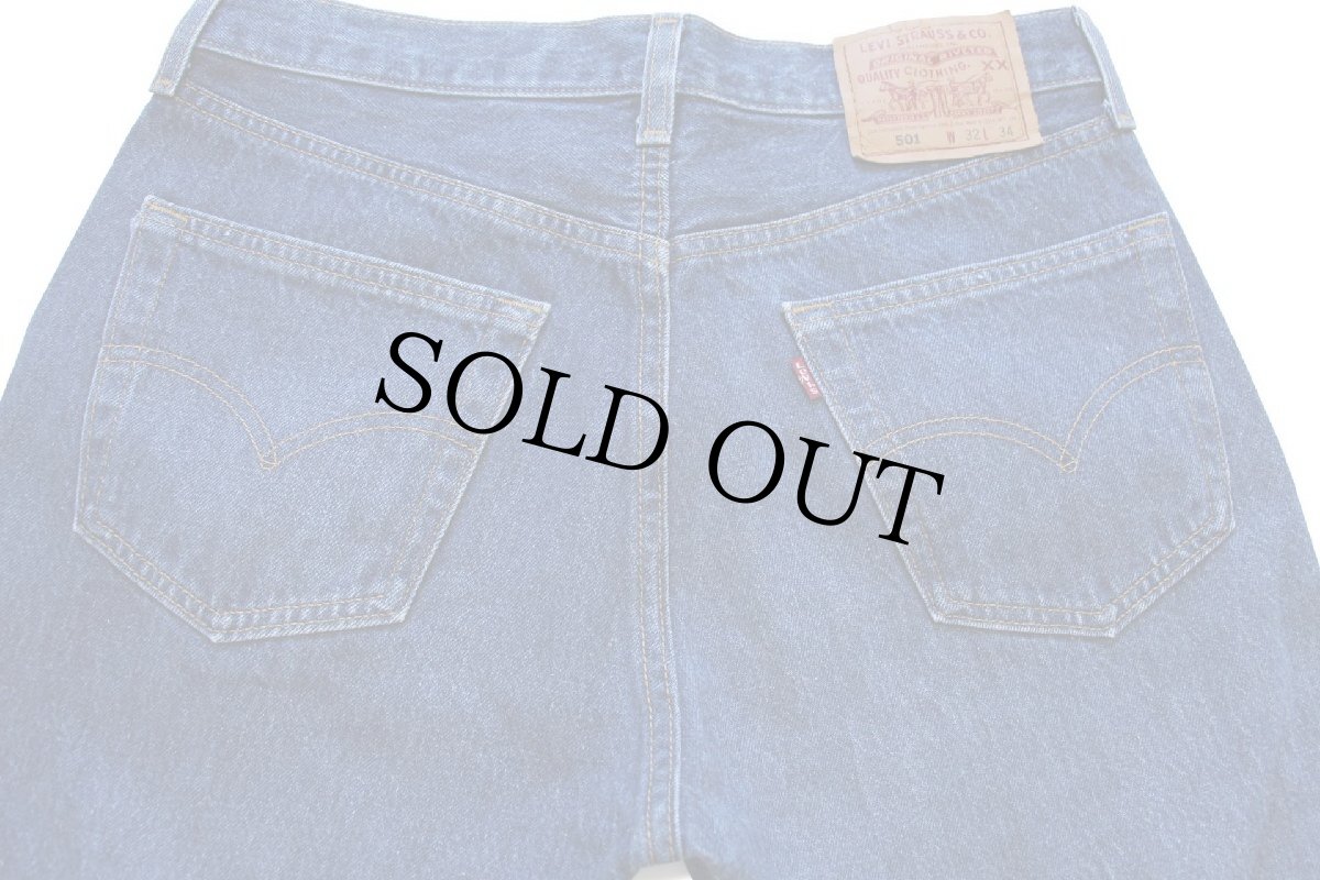 画像5: 90s USA製 Levi'sリーバイス 501 カットオフ デニムパンツ w32★132 (5)