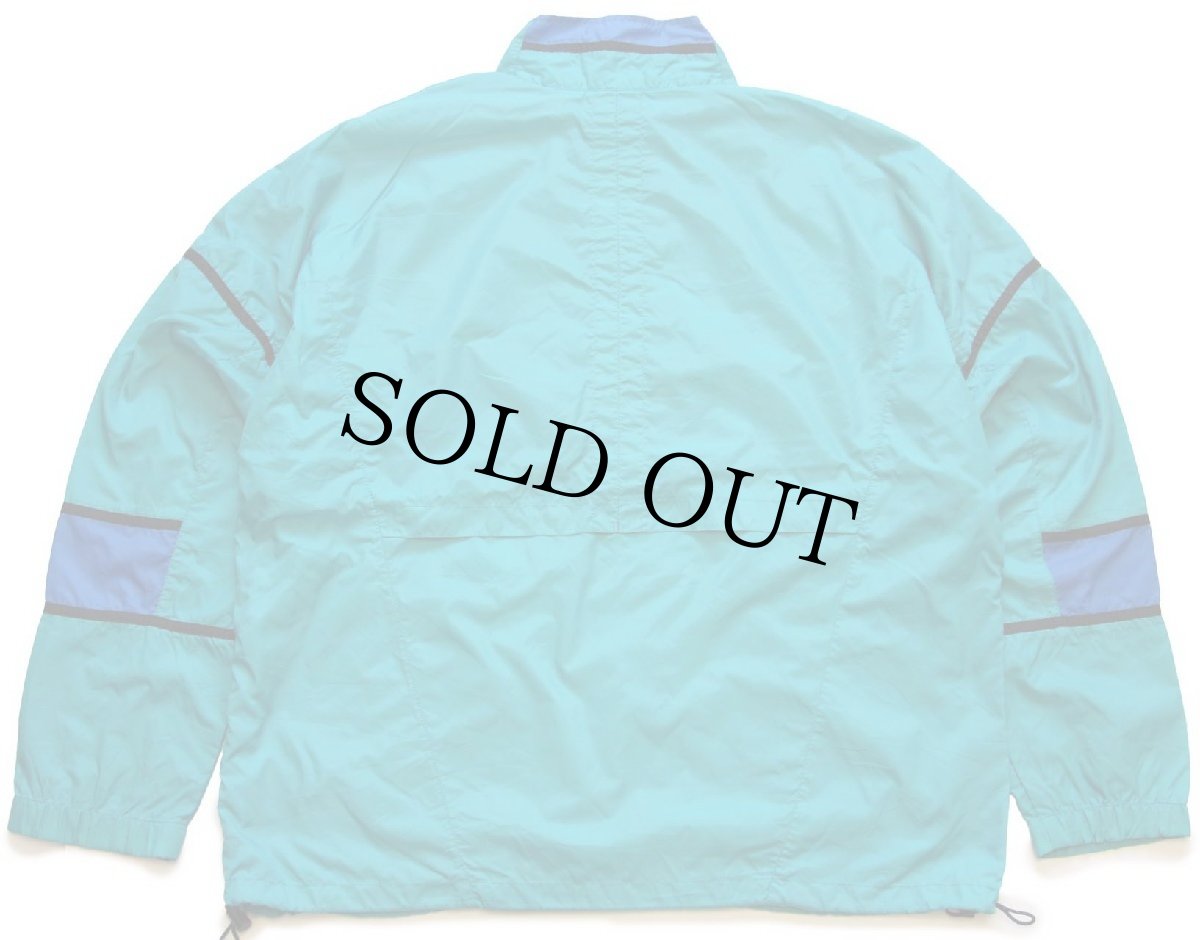 画像2: 90s NIKEナイキ マルチカラー 切り替え ハーフジップ プルオーバー ナイロンジャケット XL (2)