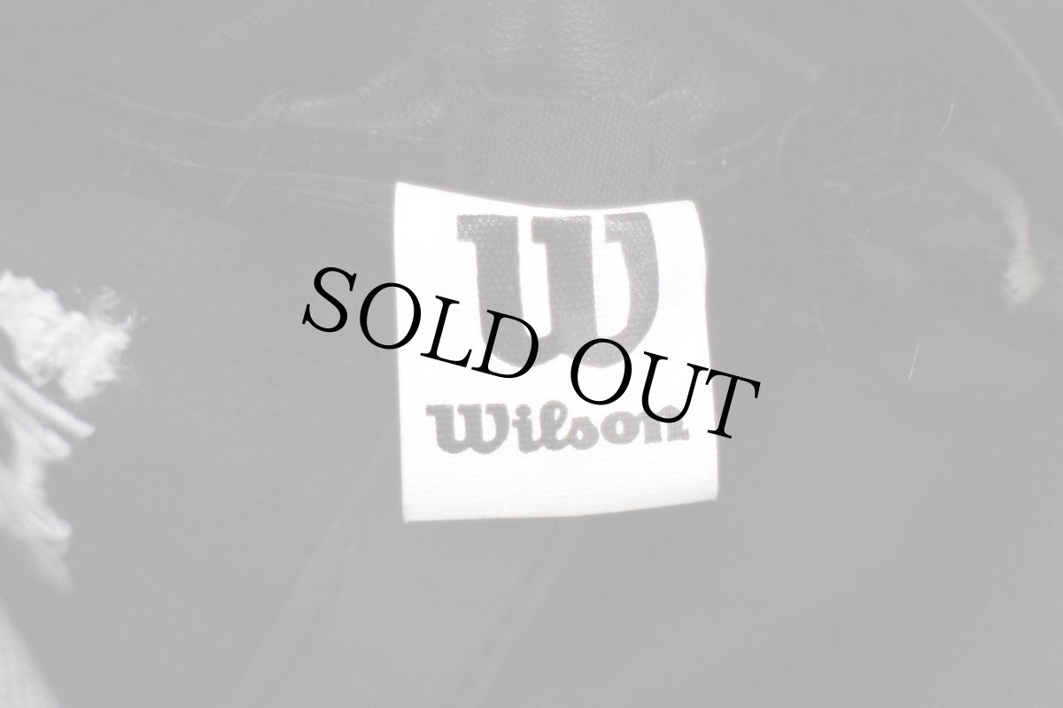 画像6: Wilsonウィルソン TITANIUM Staff Fat Shaft ロゴ刺繍 ツートン 切り替え コットンキャップ 黒×ベージュ (6)