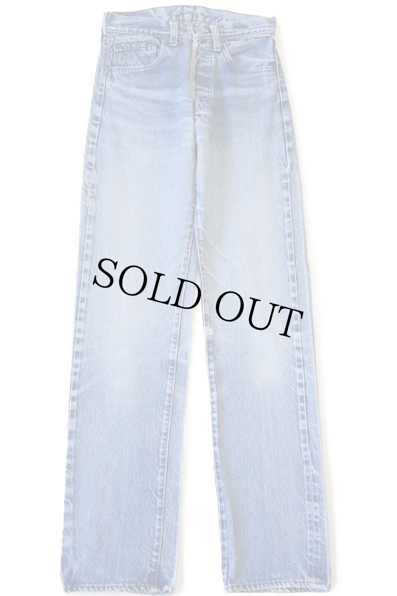 画像2: 80s USA製 Levi'sリーバイス 501 赤耳 デニムパンツ ヒゲ w27 (2)