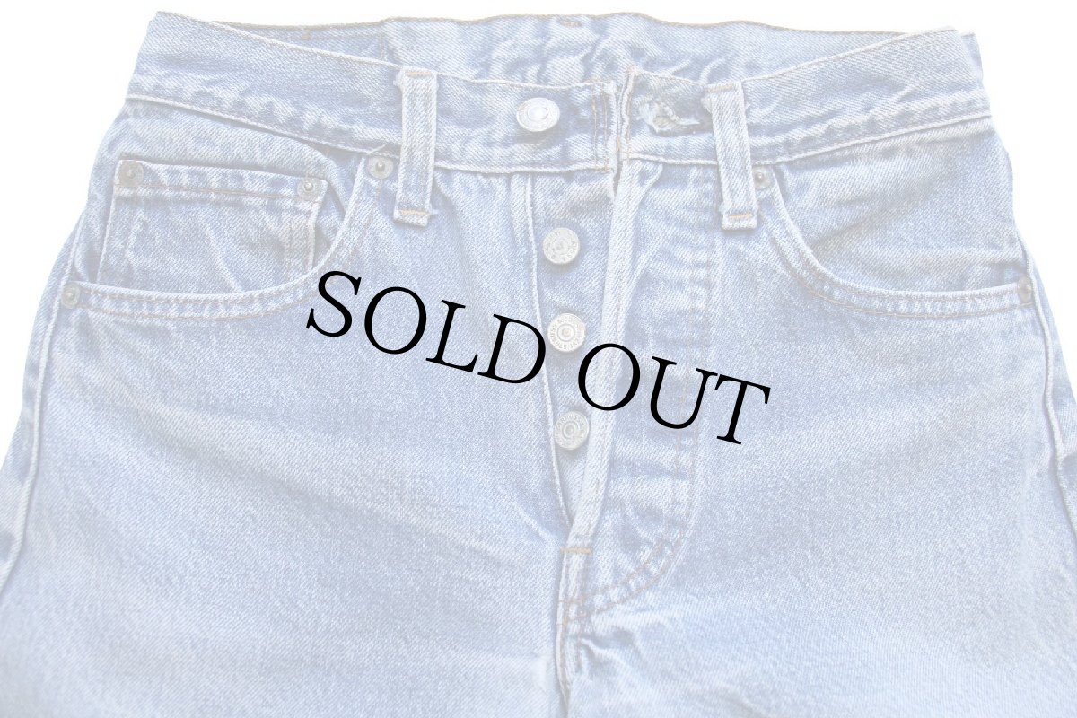 画像4: 80s USA製 Levi'sリーバイス 501 赤耳 デニムパンツ ヒゲ w27 (4)