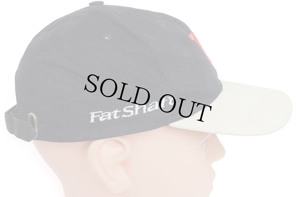 画像3: Wilsonウィルソン TITANIUM Staff Fat Shaft ロゴ刺繍 ツートン 切り替え コットンキャップ 黒×ベージュ (3)