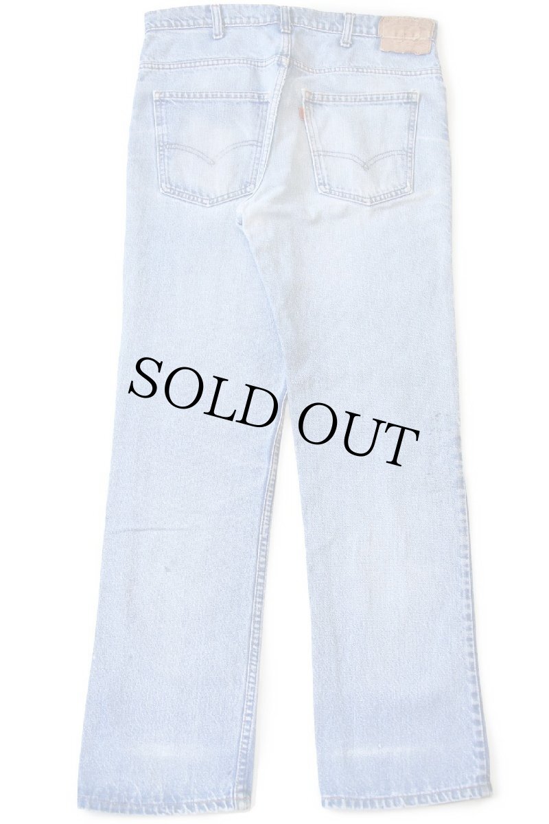 画像3: 70s USA製 Levi'sリーバイス 519 ペンキ飛び デニムパンツ w34 L31 (3)