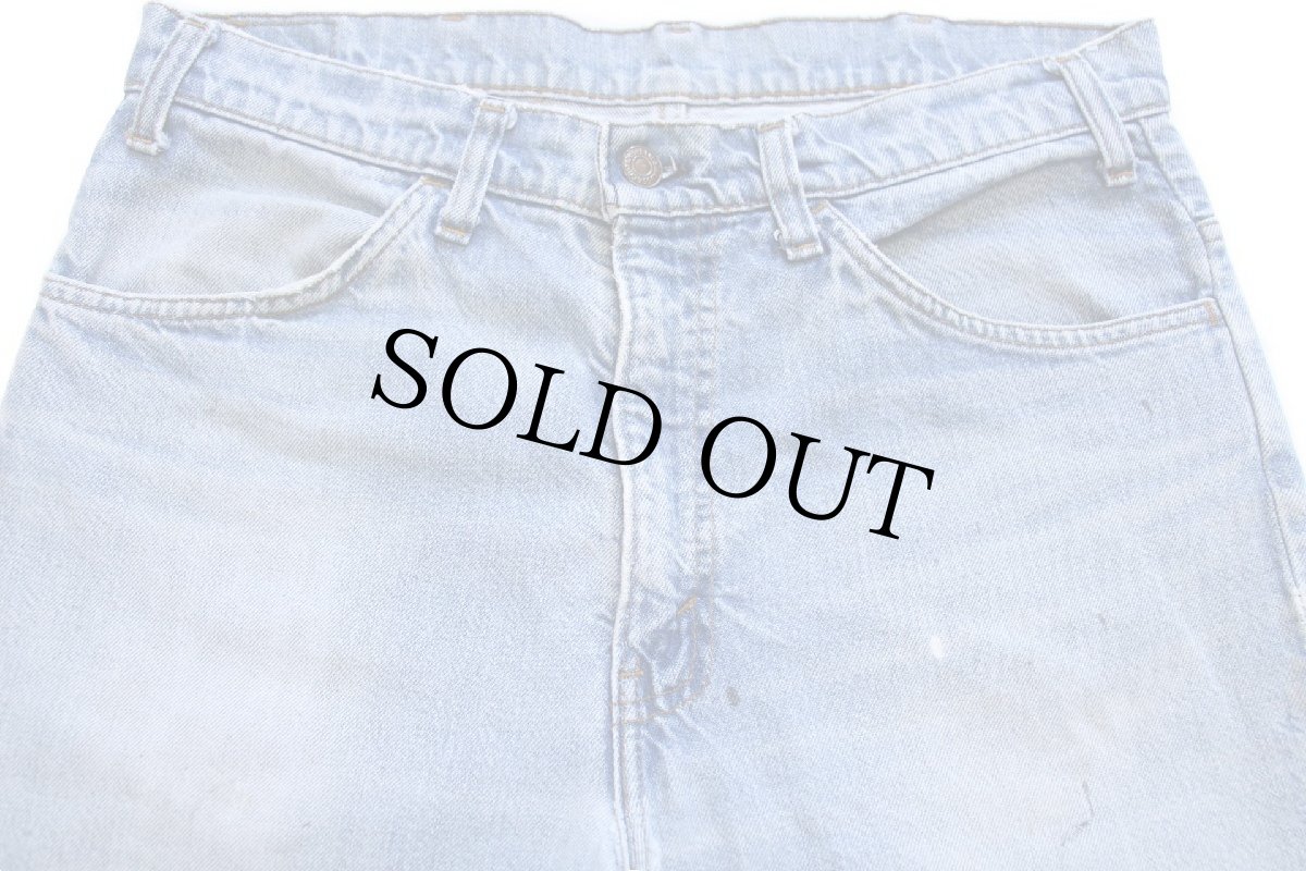 画像4: 70s USA製 Levi'sリーバイス 519 ペンキ飛び デニムパンツ w34 L31 (4)