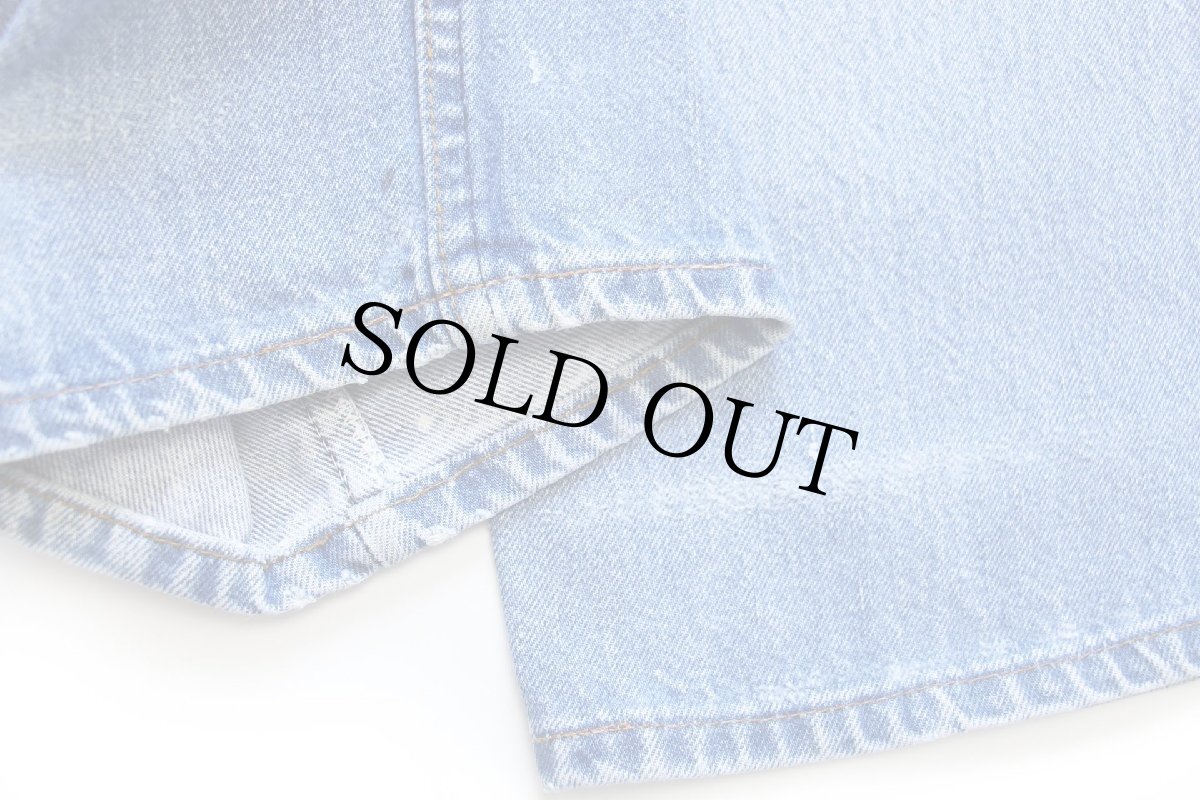 画像8: 70s USA製 Levi'sリーバイス 519 ペンキ飛び デニムパンツ w34 L31 (8)