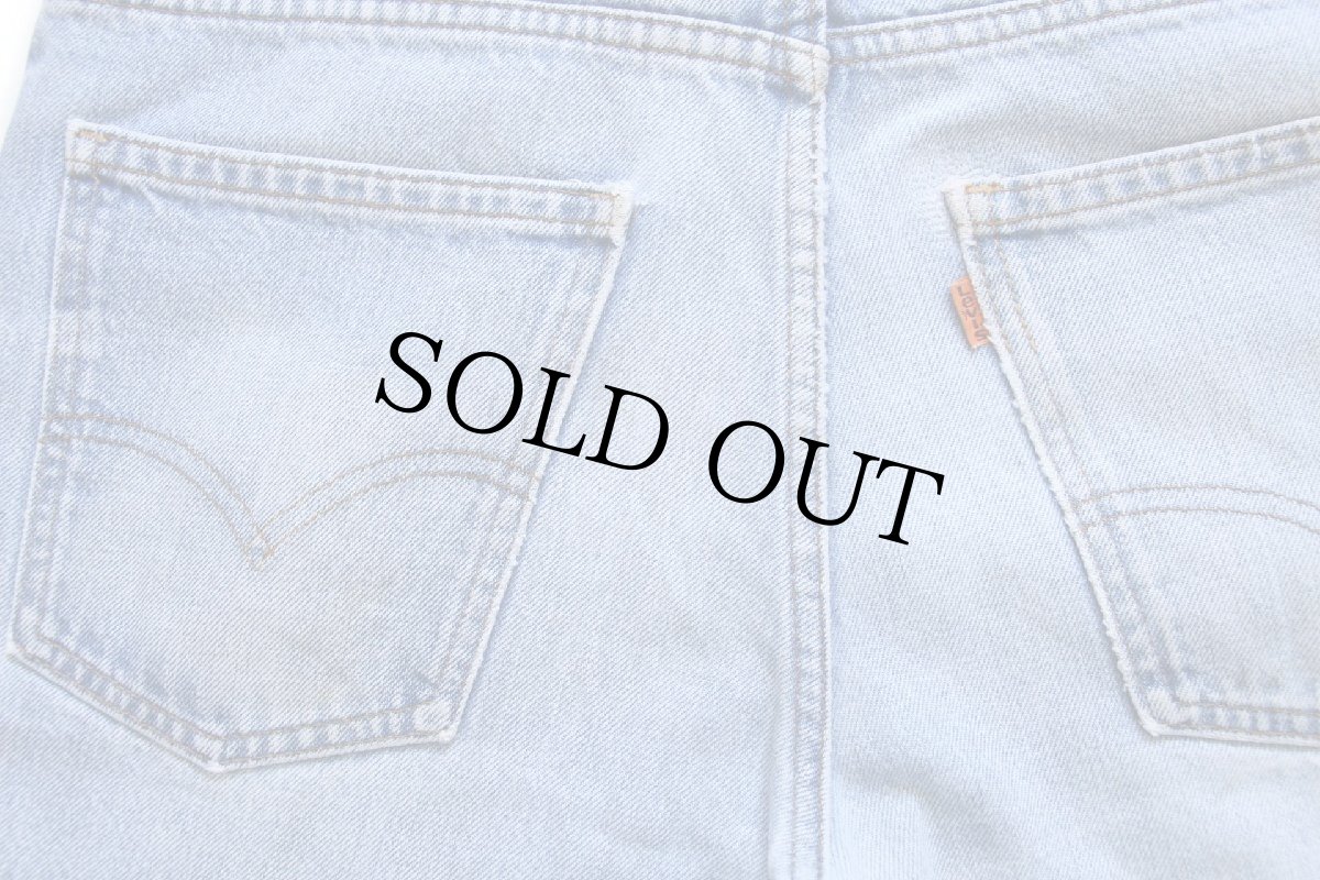 画像5: 70s USA製 Levi'sリーバイス 519 ペンキ飛び デニムパンツ w34 L31 (5)