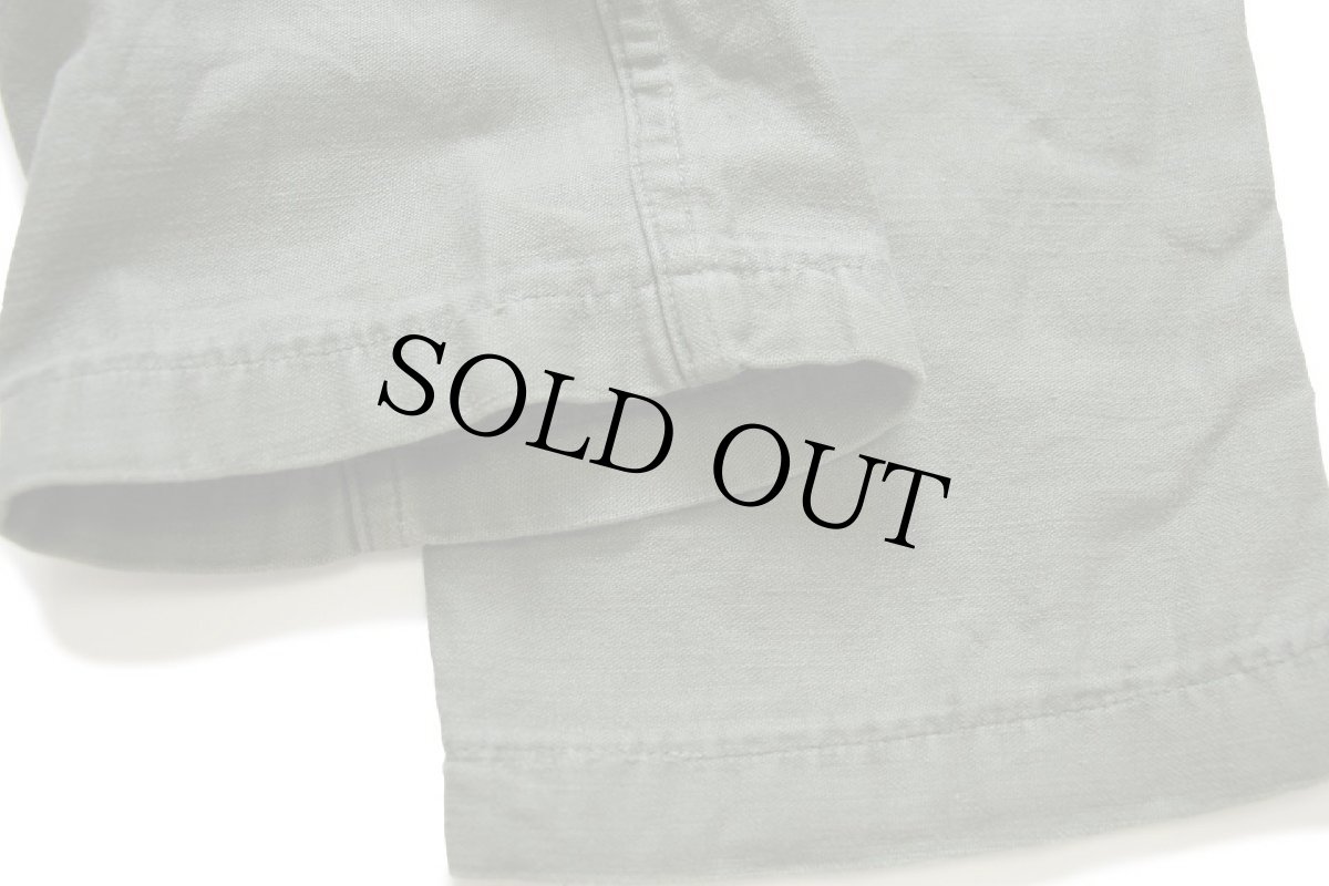 画像7: 70s 米軍 U.S.ARMY コットンサテン ユーティリティ ベイカーパンツ カスタム オリーブグリーン w32 L33★A (7)