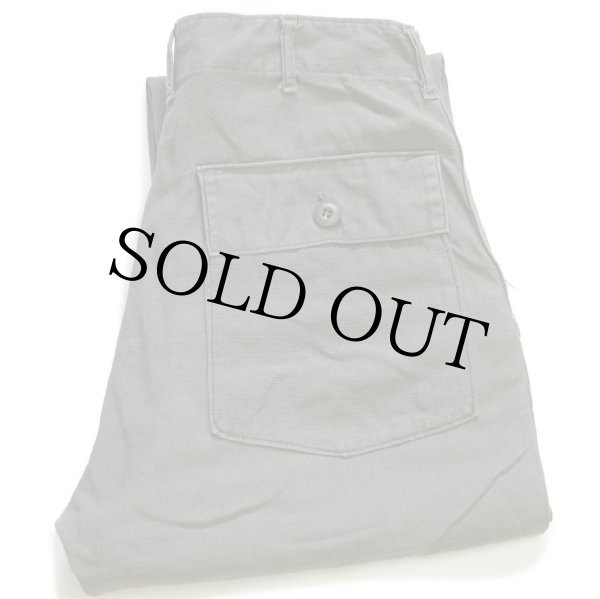 70s 米軍 U.S.ARMY コットンサテン ユーティリティ ベイカーパンツ