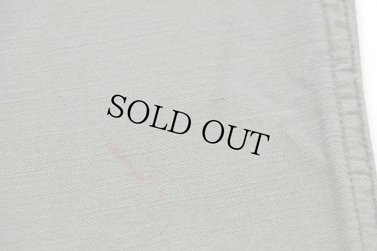 画像8: 70s 米軍 U.S.ARMY コットンサテン ユーティリティ ベイカーパンツ カスタム オリーブグリーン w32 L33★A (8)