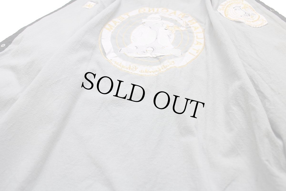 画像6: 90s USA製 Pla-Jac Dunbrooke ITALIAN RACING TEAM Chevrolet Corvette シボレー コルベット 刺繍 ナイロン コーチジャケット 黒 L (6)