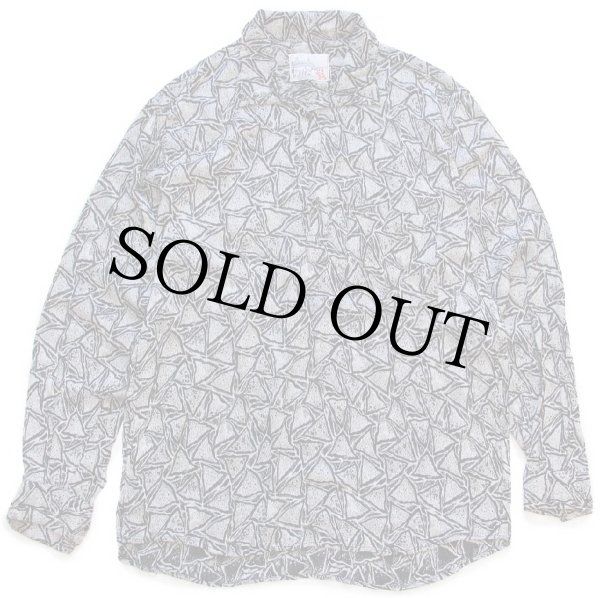 M 80s イタリア製 Abstract Print Rayon shirt M 80s イタリア製 Abstract Print Rayon shirt