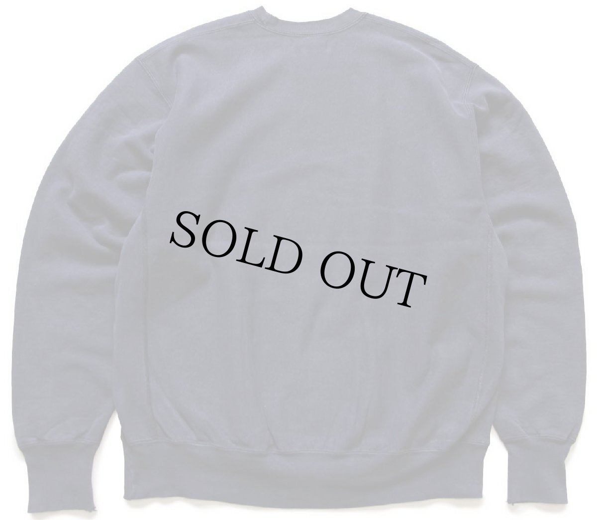 画像2: 90s USA製 SOFFE COAST GUARD ひび割れプリント リバースウィーブ スウェット 紺 フェード L (2)