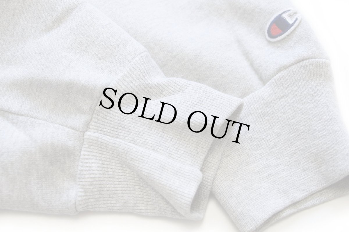 画像6: 00s Championチャンピオン USA リバースウィーブ スウェットパーカー カスタム 杢グレー★B (6)