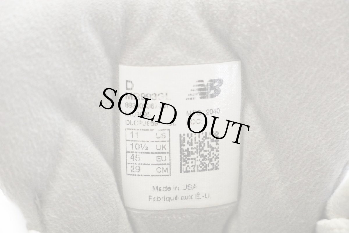 画像5: USA製 NEW BALANCEニューバランス MR993GL スニーカー グレー 11D/29cm (5)