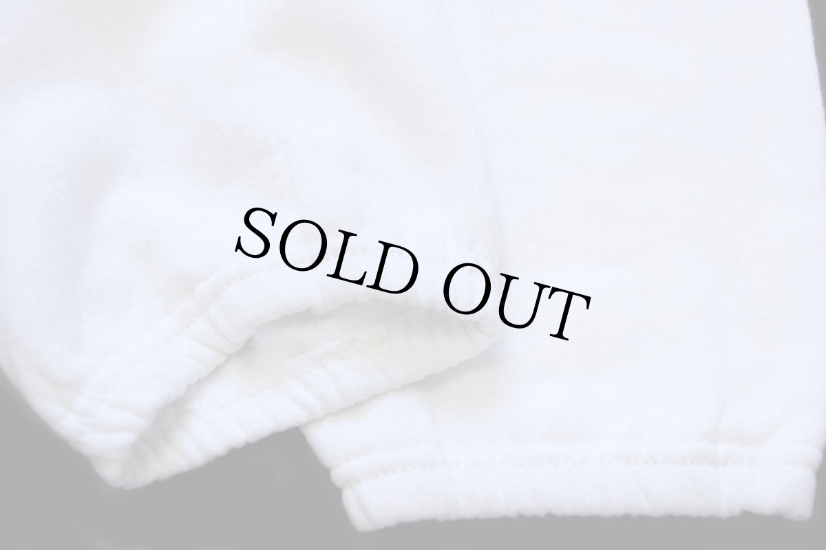 画像7: 90s USA製 STURDY SWEATS by Leeリー 無地 スウェットパンツ 白 S (7)