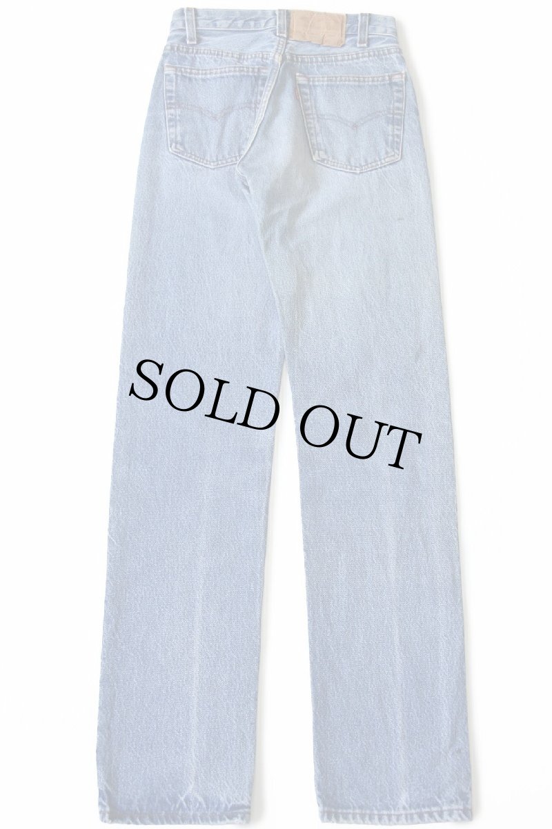 画像3: 80s USA製 Levi'sリーバイス 501 デニムパンツ ヒゲ w27 (3)