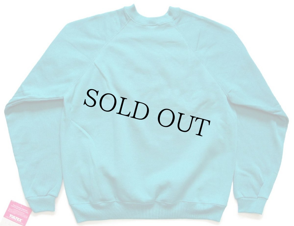 画像3: デッドストック★90s USA製 TULTEX 無地 スウェット エメラルドグリーン L★ブランク (3)