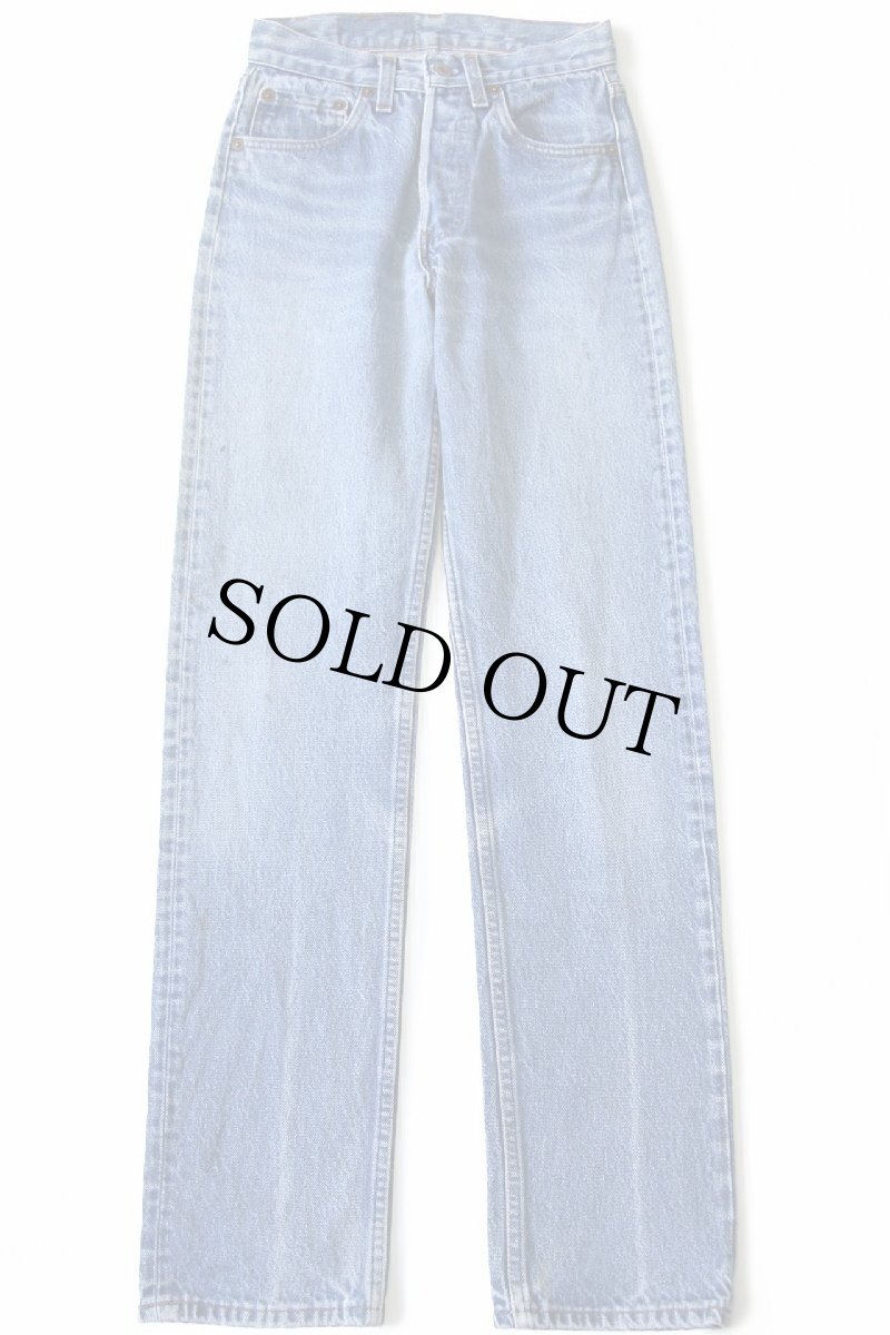 画像2: 80s USA製 Levi'sリーバイス 501 デニムパンツ ヒゲ w27 (2)