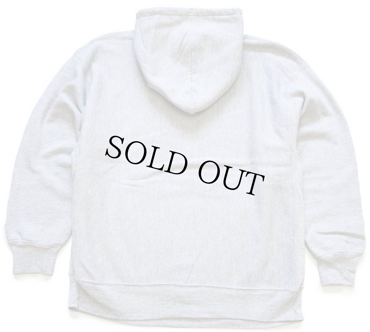 画像2: 00s Championチャンピオン USA リバースウィーブ スウェットパーカー カスタム 杢グレー★B (2)