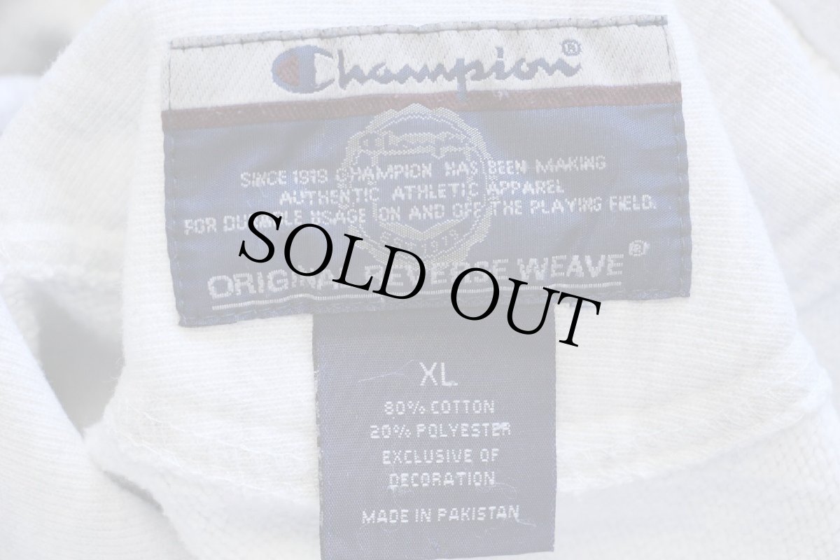 画像4: 00s Championチャンピオン WEST POINT リバースウィーブ スウェットパーカー 杢ライトグレー (4)