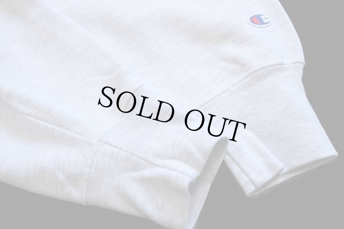 画像5: 00s Championチャンピオン WEST POINT リバースウィーブ スウェットパーカー 杢ライトグレー (5)