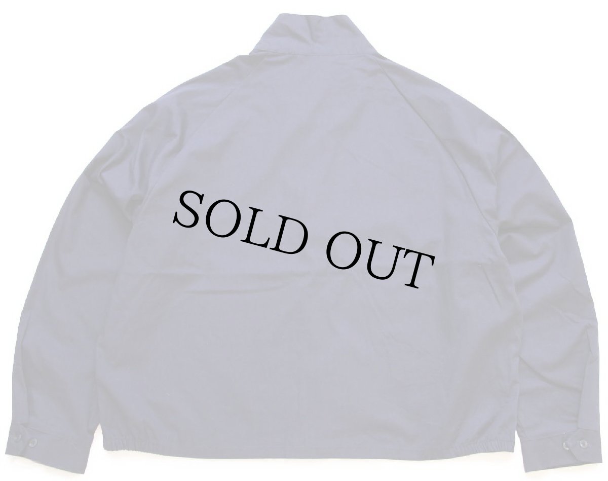 画像2: 80s Sir jac 無地 ポリエステル×コットンジャケット 紺 XXXL★特大 (2)