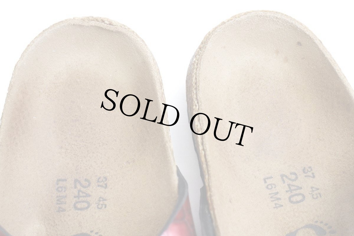 画像9: ドイツ製 BIRKENSTOCKビルケンシュトック Birkisビルキー Sylt サンダル メタリックレッド 37/24★ユーロ (9)