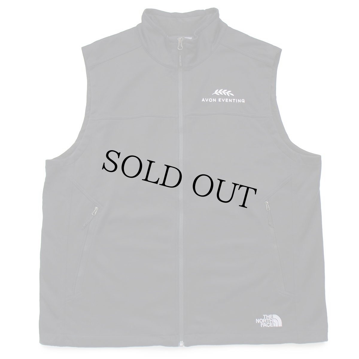 画像2: THE NORTH FACEノースフェイス WINDWALL AVON EVENTING 刺繍 ソフトシェルベスト 黒 XL (2)