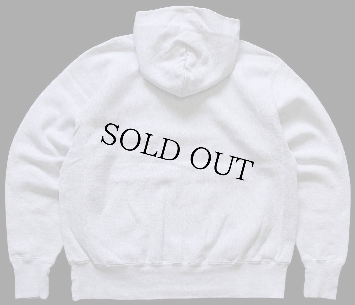 画像2: 90s USA製 TUTTLE FOOTBALL 16 三段中抜き リバースウィーブ スウェットパーカー 杢グレー L (2)