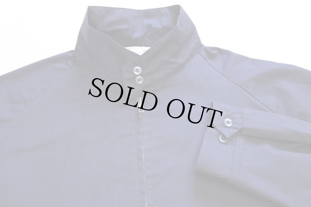 画像3: 80s Sir jac 無地 ポリエステル×コットンジャケット 紺 XXXL★特大 (3)