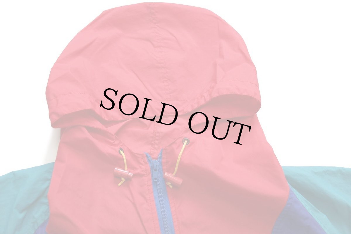 画像3: 90s SIERRA DESIGNSシエラデザイン マルチカラー ナイロン アノラックパーカー M (3)