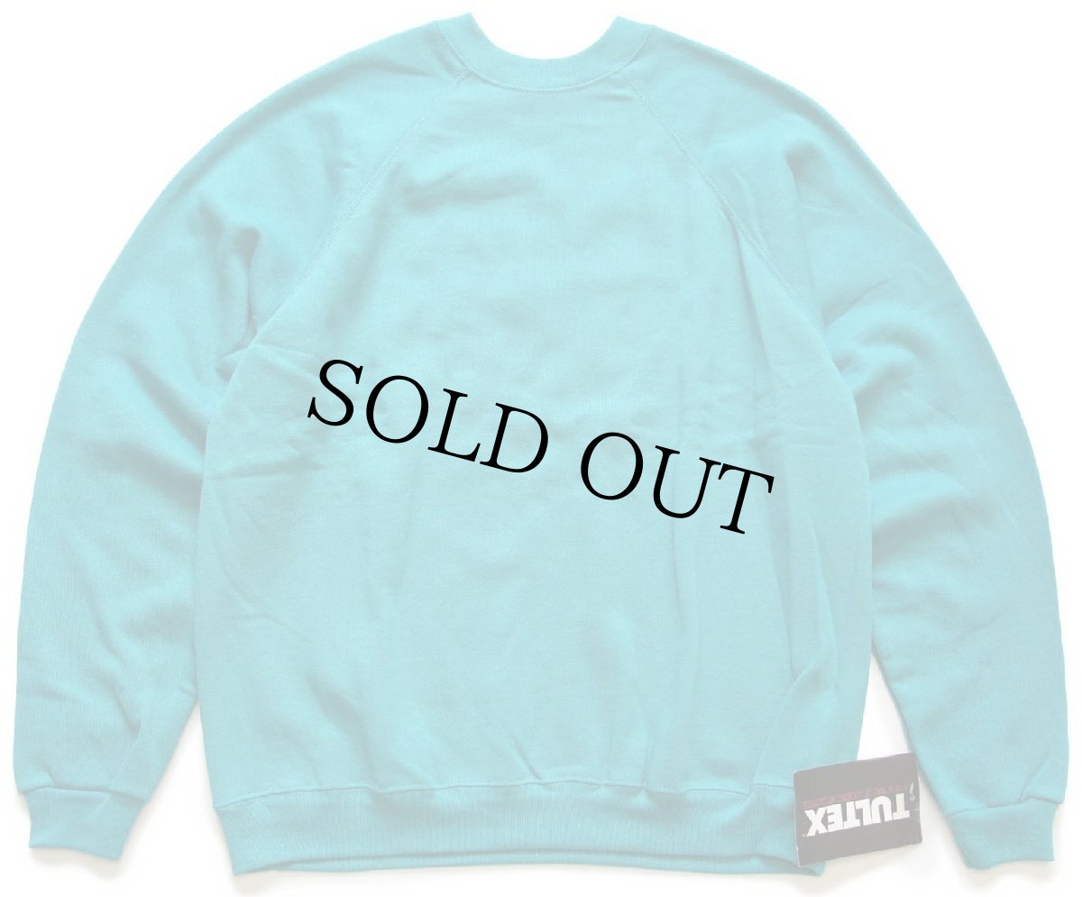 画像2: デッドストック★90s USA製 TULTEX 無地 スウェット エメラルドグリーン L★ブランク (2)