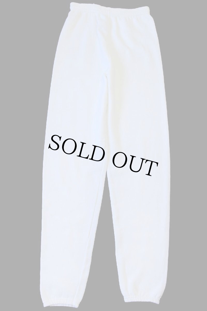 画像2: 90s USA製 STURDY SWEATS by Leeリー 無地 スウェットパンツ 白 S (2)
