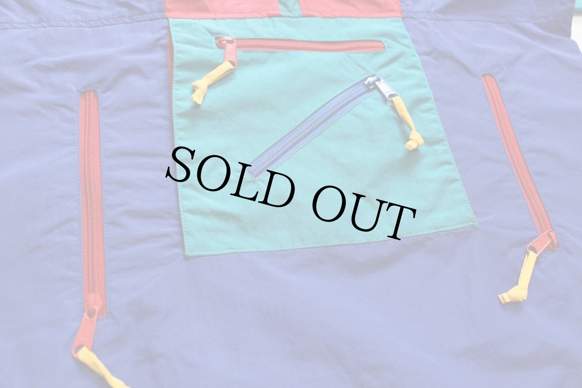 画像5: 90s SIERRA DESIGNSシエラデザイン マルチカラー ナイロン アノラックパーカー M (5)