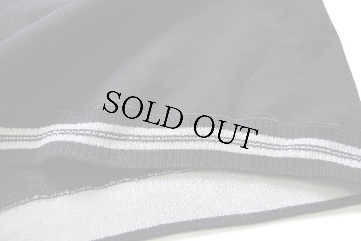 画像5: 90s USA製 TULTEX 無地 リブライン スウェット 黒 フェード XL (5)