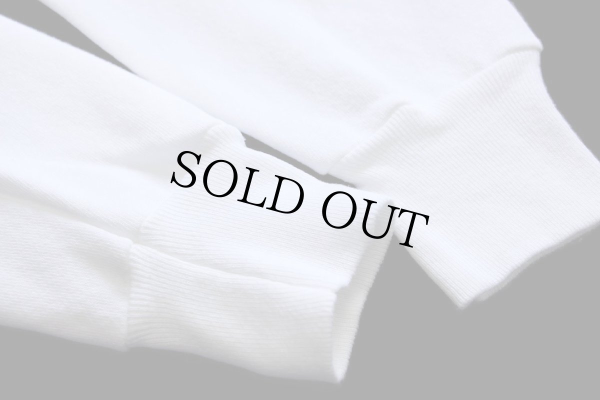 画像5: 80s USA製 J.E.Morgan Fleecewise 無地 スウェット 白 M★ブランク (5)