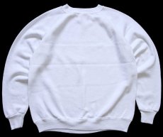 画像2: 90s USA製 Hanes SPORT 無地 スウェット 白 L★ブランク (2)