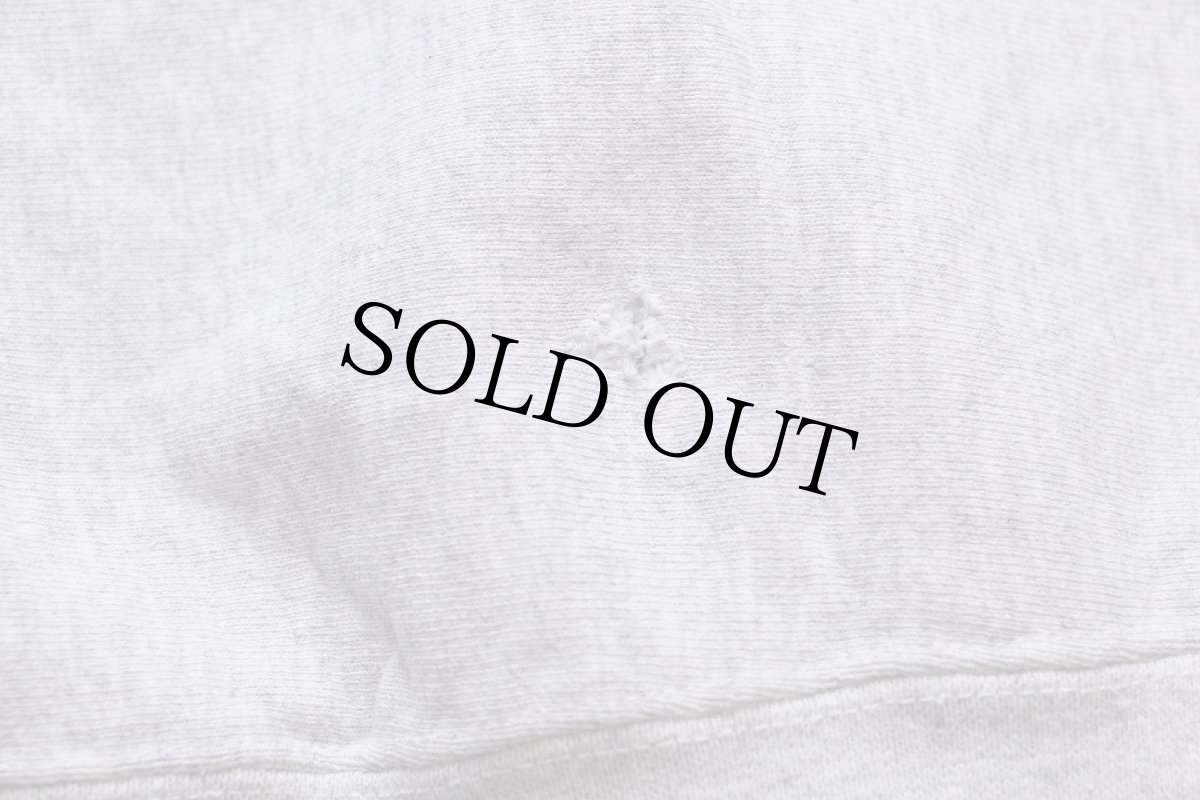 画像6: 90s USA製 The Cotton Exchange MINNESOTA フェルトパッチ リバースウィーブ スウェット 杢グレー XL (6)