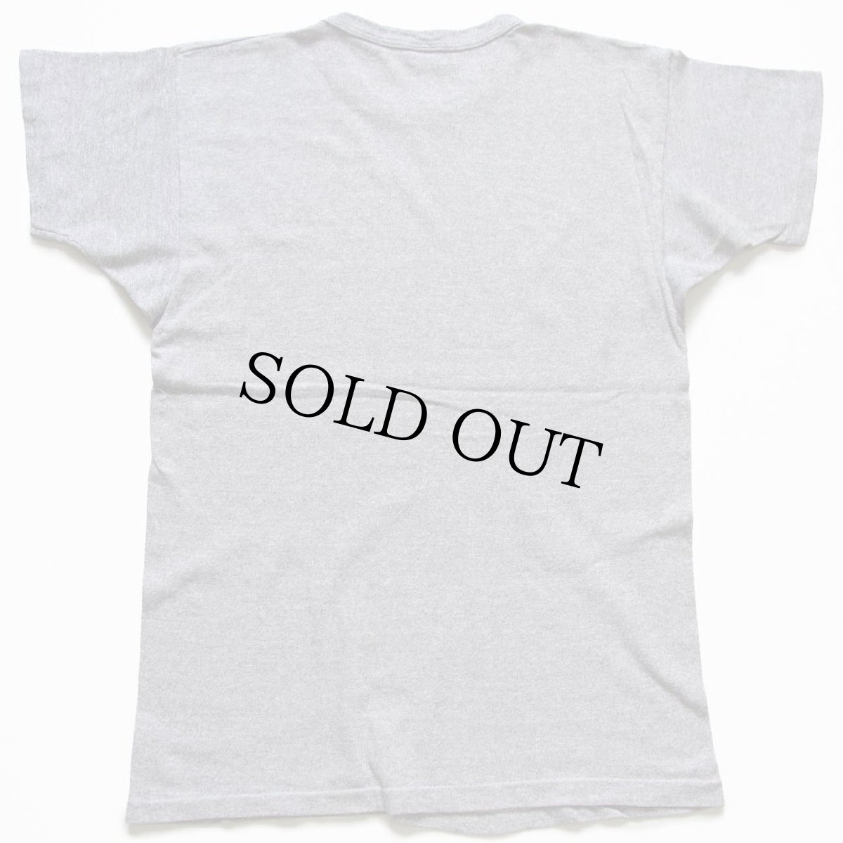 画像3: 70s USA製 Championチャンピオン BROWN 染み込みプリント 88/12 Tシャツ 杢グレー M (3)