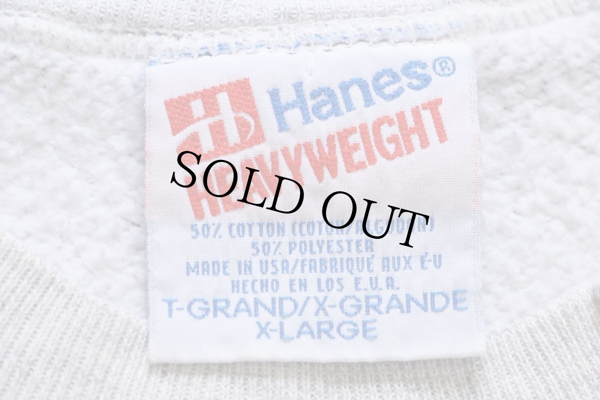 画像4: 90s USA製 Hanes Disneyディズニー クマのプーさん スウェット 杢ライトグレー XL (4)