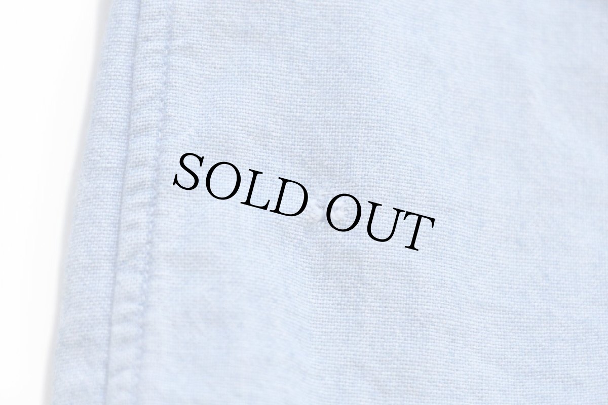 画像6: 90s ラルフローレン ワンポイント ボタンダウン コットン シャンブレーシャツ L (6)