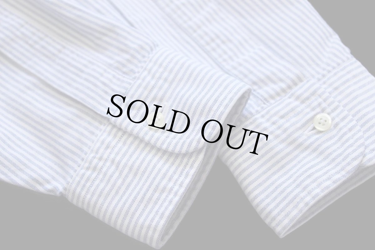 画像6: 00s USA製 Brooks Brothersブルックスブラザーズ Makers and Merchants ストライプ ボタンダウン オックスフォード コットンシャツ 16-33 (6)