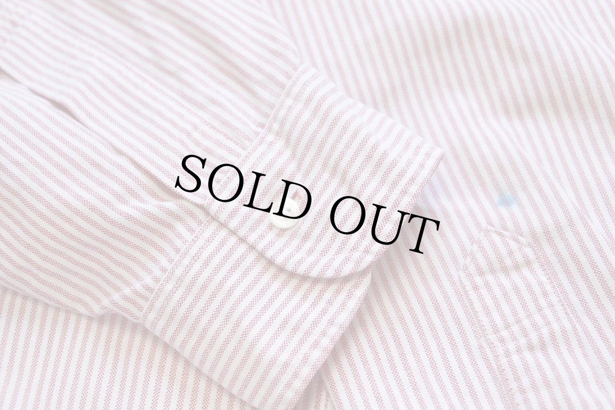 画像6: 90s USA製 Brooks Brothersブルックスブラザーズ Makers ストライプ ボタンダウン オックスフォード スーピマ コットンシャツ 15 1/2-2 (6)