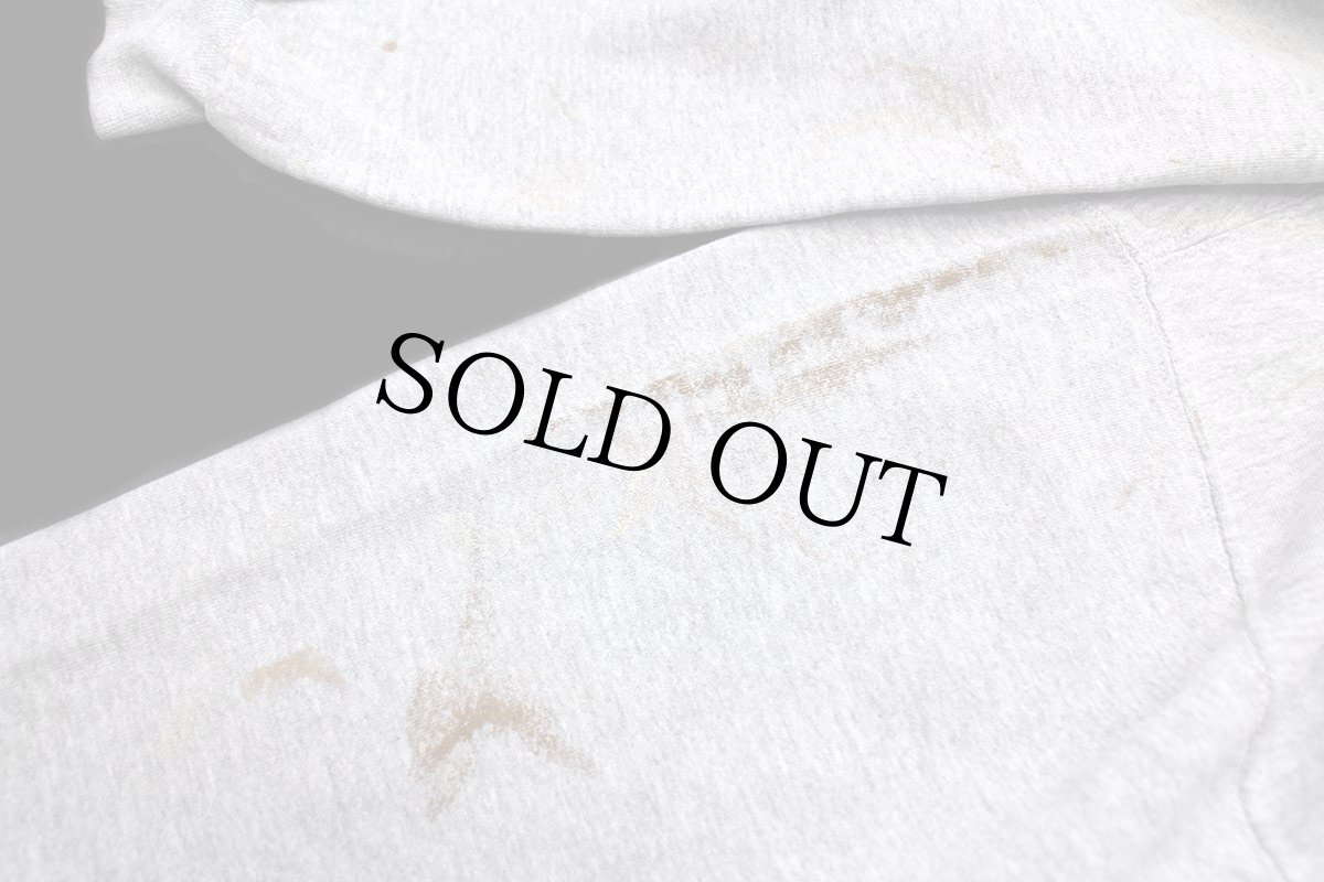 画像7: 90s RUSSELLラッセル かいじゅうたちのいるところ 両面プリント ペンキ飛び 前V スウェット 杢グレー (7)