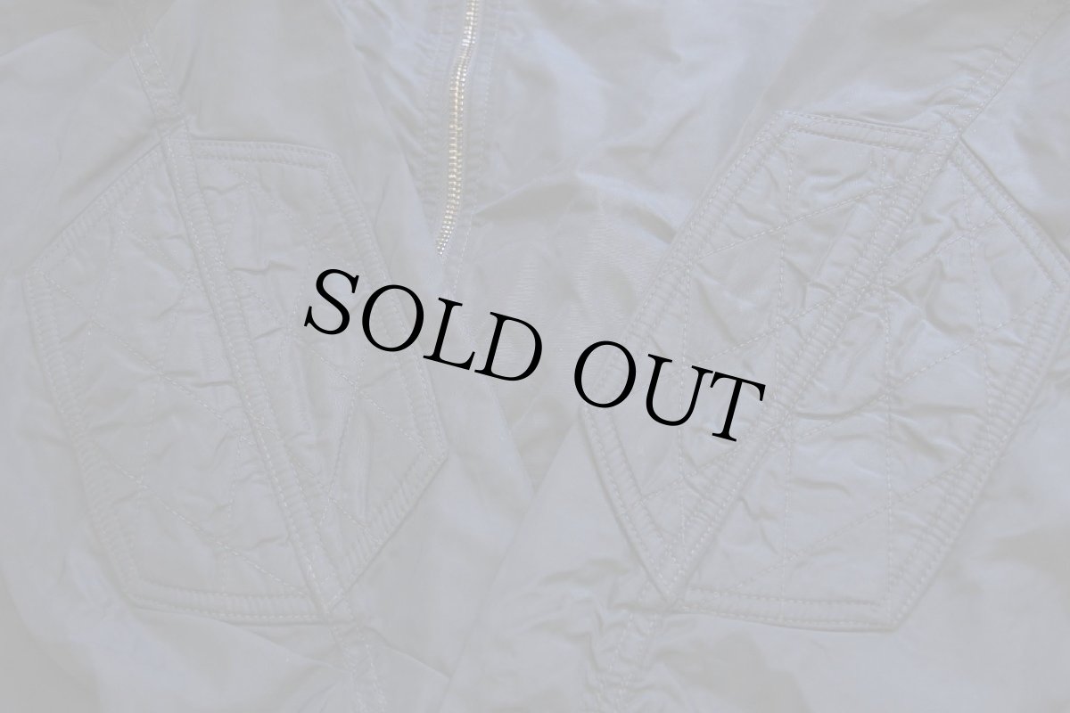 画像6: DENIM&SUPPLY ラルフローレン 星条旗 スタンドカラー シングルライダース ナイロンジャケット 黒 L (6)