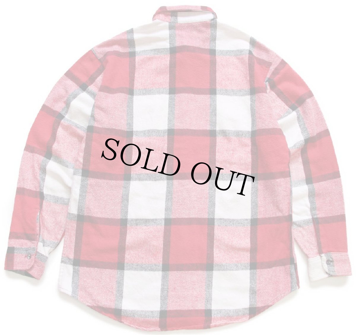 画像2: 90s USA製 JCPenney STJOHN'SBAY チェック コットン フランネルシャツ LT-T (2)